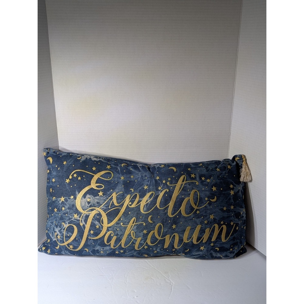 Pottery Barn Harry Potter Expecto Patronum 12 x 24 Lumbar Pillow With  Insert